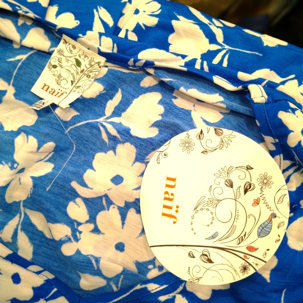 Naif Short Sleeve Flutter Swing Top - Picture 5 of 7